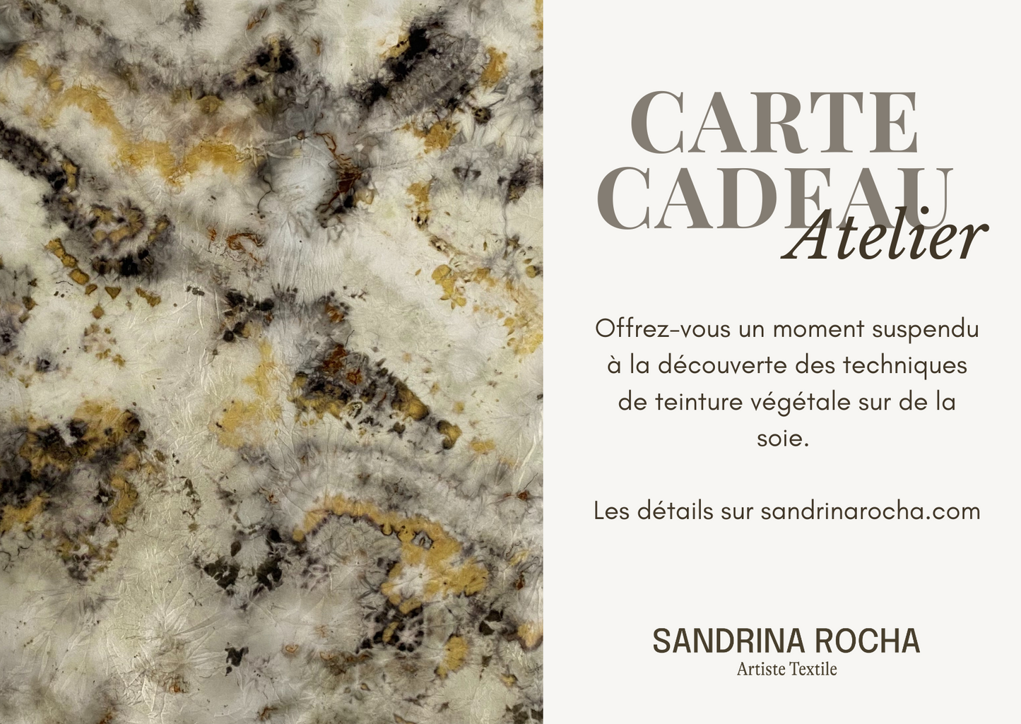 Carte Cadeau Atelier